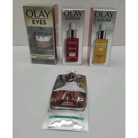 Lot Olay Eyes Ultimate Eye Cream Vitamin C Brightening Serum Wrinkle Serum - Picture 1 of 16